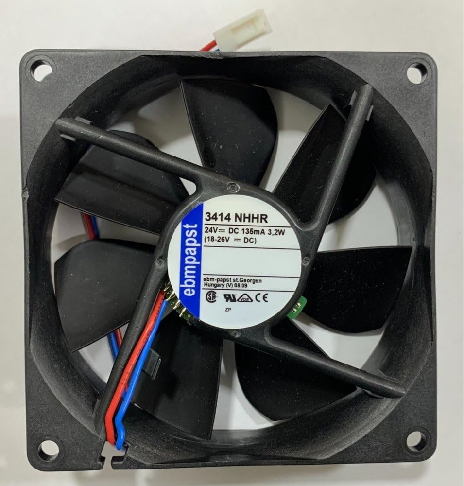 ebmpapst 3414 NHHR Axial Fan 24V-135mA 3,2W DC brushless Air Cooling Fan 3000 RPM 92 * 92 * 25mm 2Wire