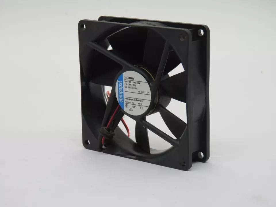 ebmpapst 3414 NHHR Axial Fan 24V-135mA 3,2W DC brushless Air Cooling Fan 3000 RPM 92 * 92 * 25mm 2Wire