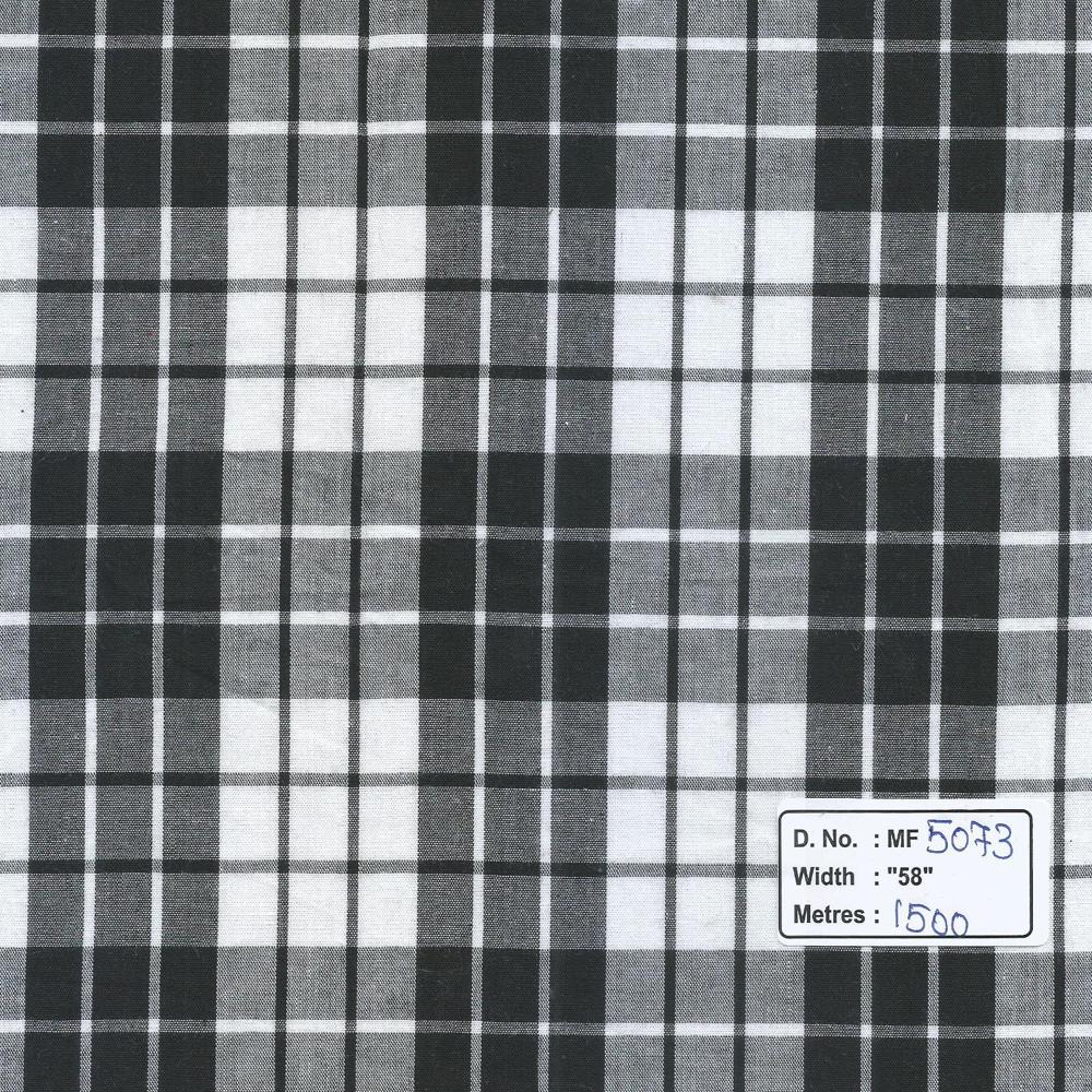 Beige Cotton Mill Made Checks Fabric