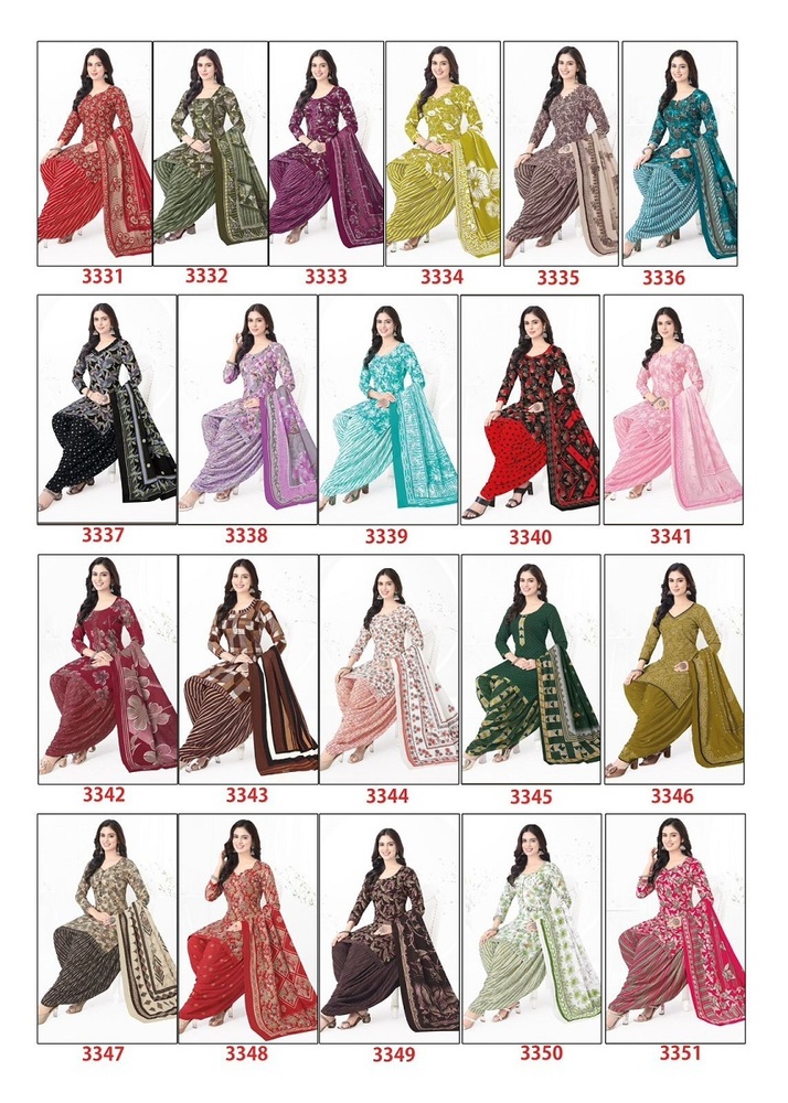 Baalar Zaara Patiyala Vol-33  Dress Material