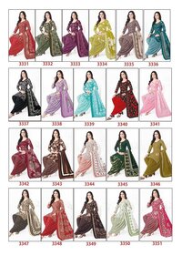 Baalar Zaara Patiyala Vol-33  Dress Material