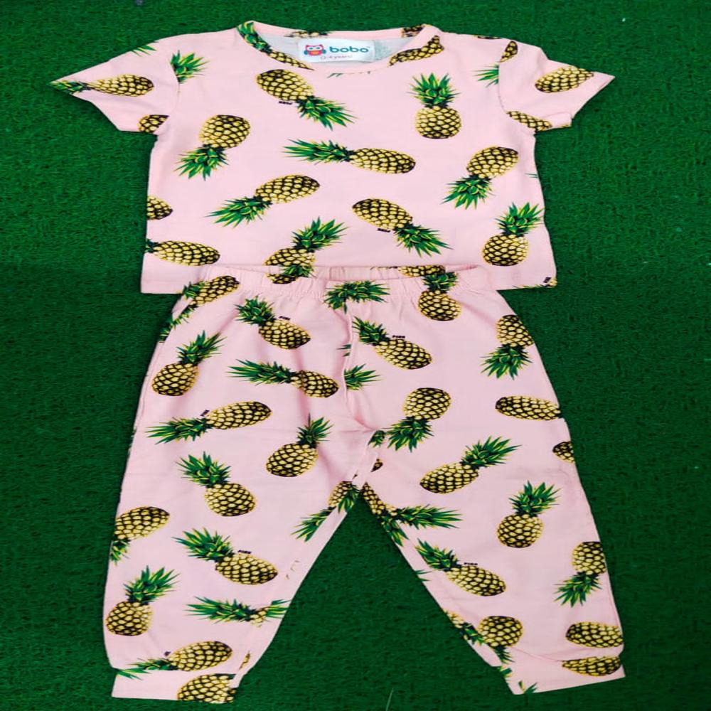 Girls Pyjamas Set - Color: Multicolor