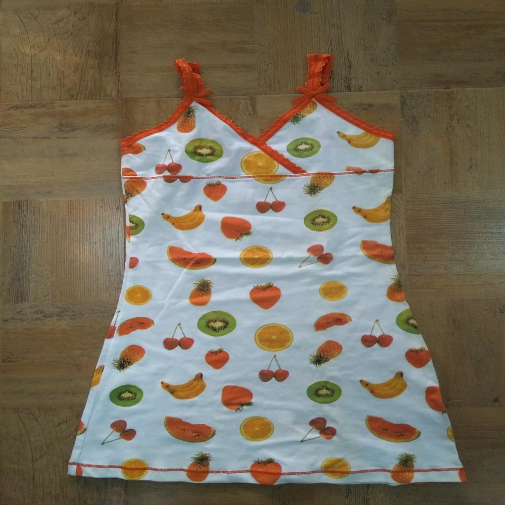 Girls Long Singlet - Color: Multicolor