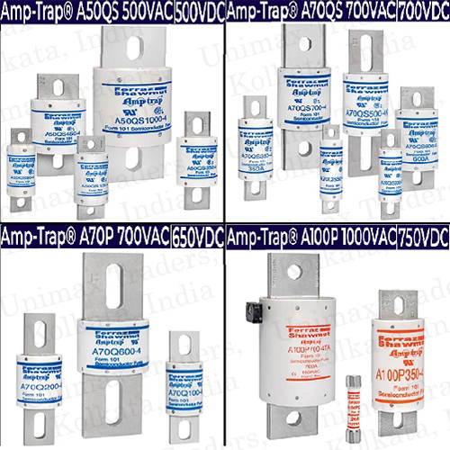 Ferraz Shawmut Mersen High Speed North American Fuse Amptrap 500v, 700v, 1000v