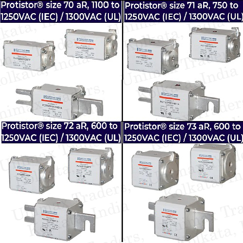 Ferraz Shawmut Mersen Semiconductor Fuse Protistor 1250vac