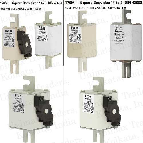 Eaton Bussmann Semiconductor Fuse Din 43653 1000vac, 1250vac