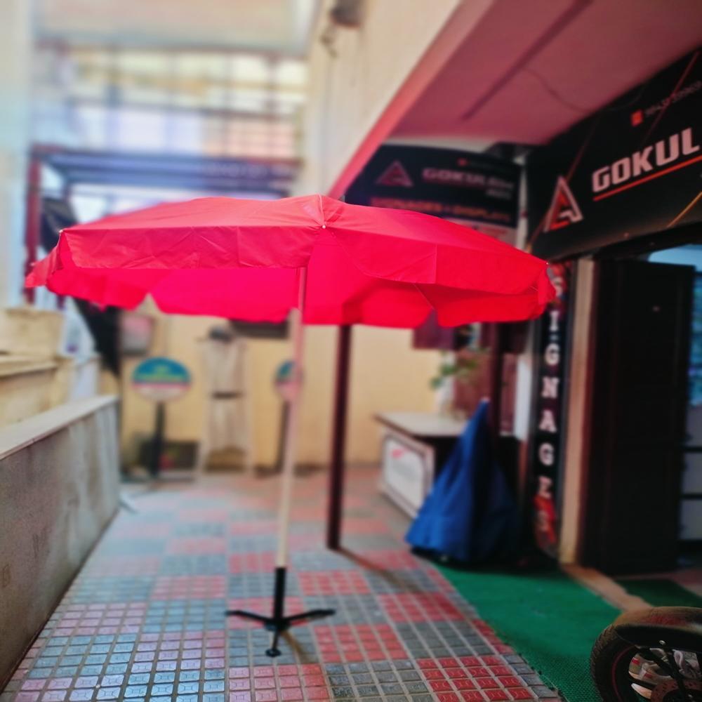 Advertising Folding Umbrellas - Color: Green