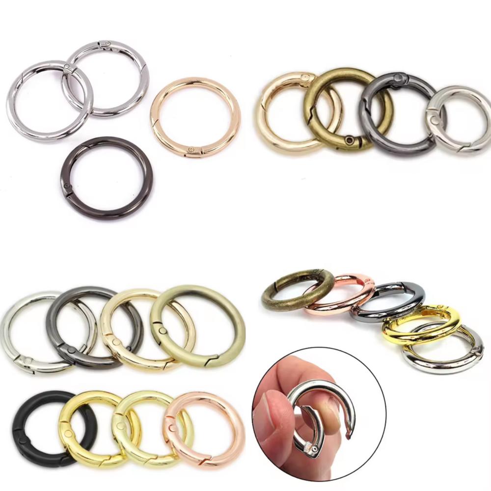 Alloy Spring O-Rings, Suitable for DIY Jewelry