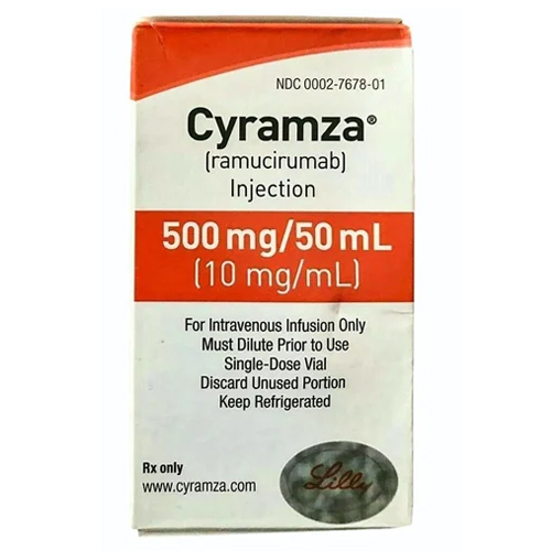 500Mg Ramucirumab Injection - Dosage Form: Liquid