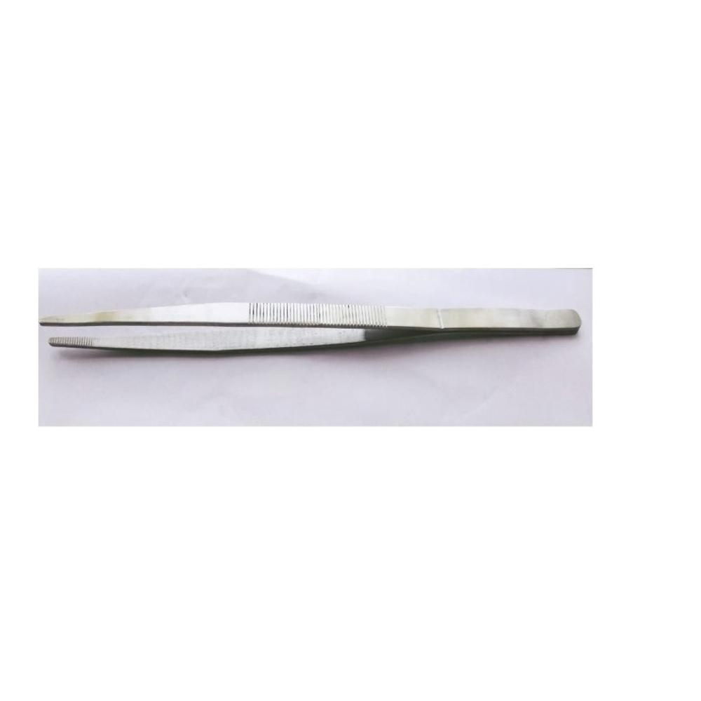 Simple Forceps Straight 8 Inch - Stainless Steel, 8 Inch Length | Durable, Reliable, Comfortable Design With High Strength And Work Hardening Properties