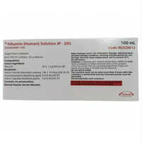100ml Human Albumin Injection - Physical Form: Liquid