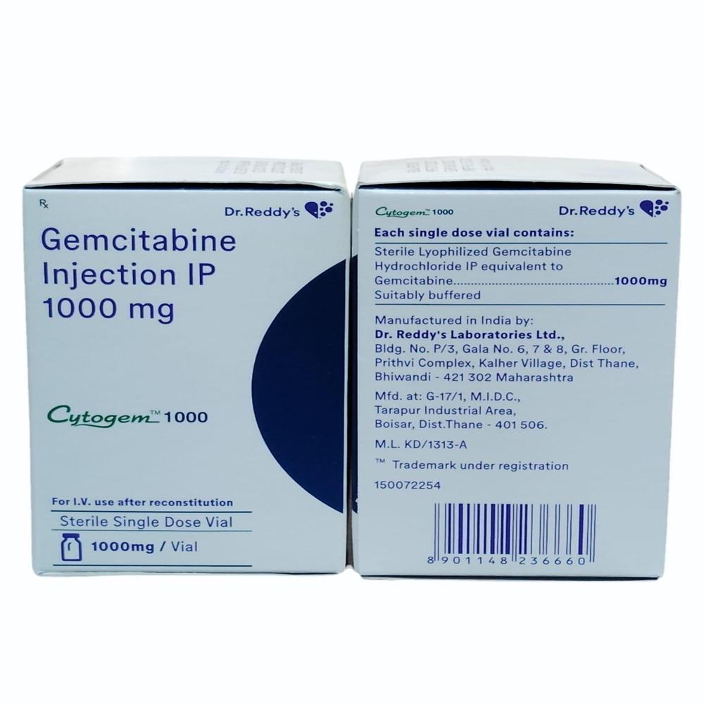 Cytogem Gemcitabine 1000mg Injection