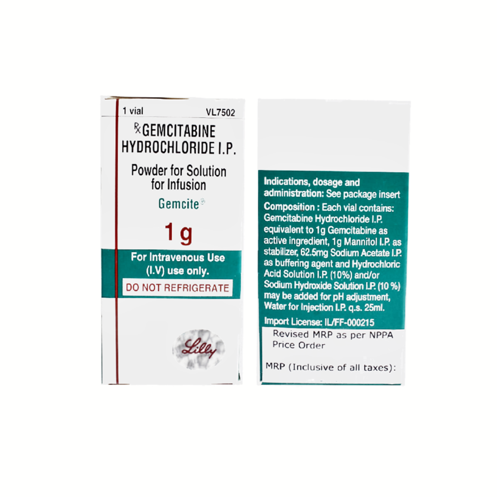 Gemcite Gemcitabine 1gm Injection