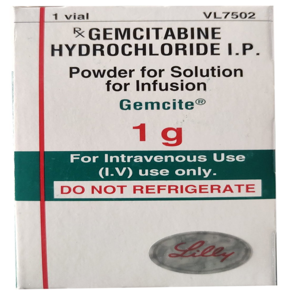 Gemcite Gemcitabine 1gm Injection - Origin: India