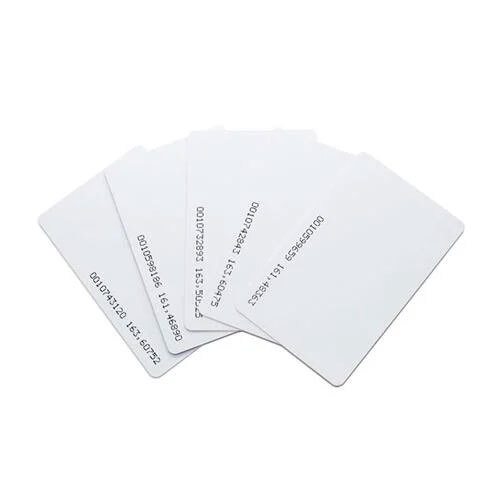 Time Attendance Card - Color: White