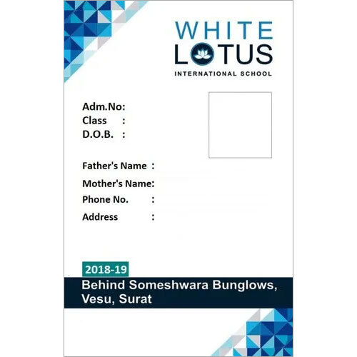 Student Id Card - Color: Multicolor