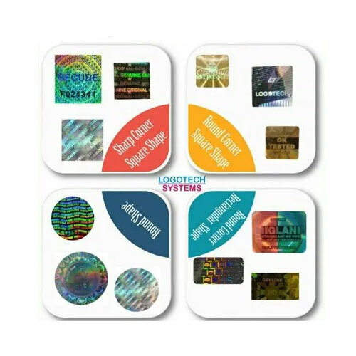 3D Hologram Labels - Color: Silver