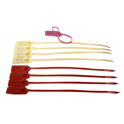 Plastic Security Seal - Color: Red