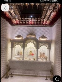 Marble Home Temple - Color: White
