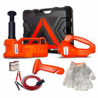 Ti-6 X-series 3 Ton Electric Jack And Wrench Kit - Color: Orange & Black