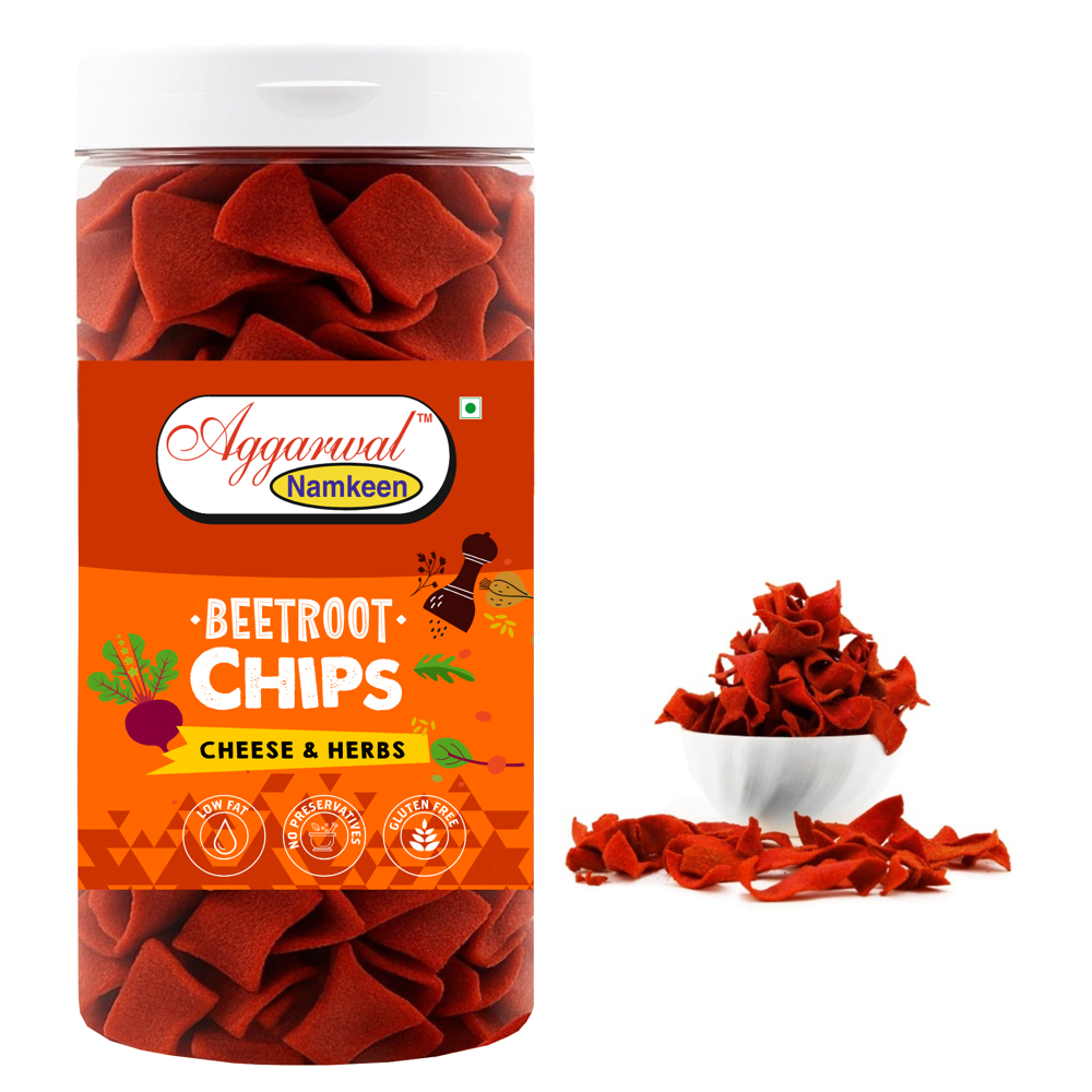 Beetroot Cheese & Herbs Chips