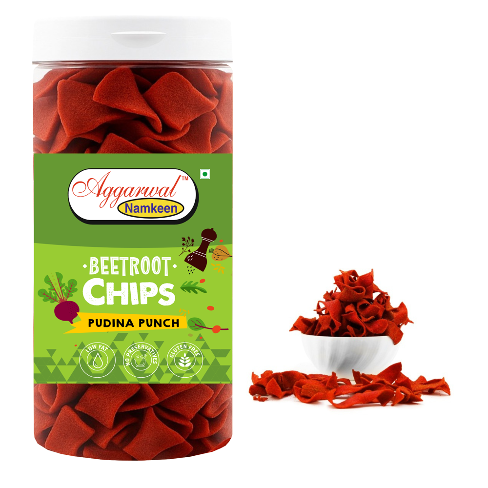 Beetroot Mint Chips - Feature: Tasty & Healthy Snacks
