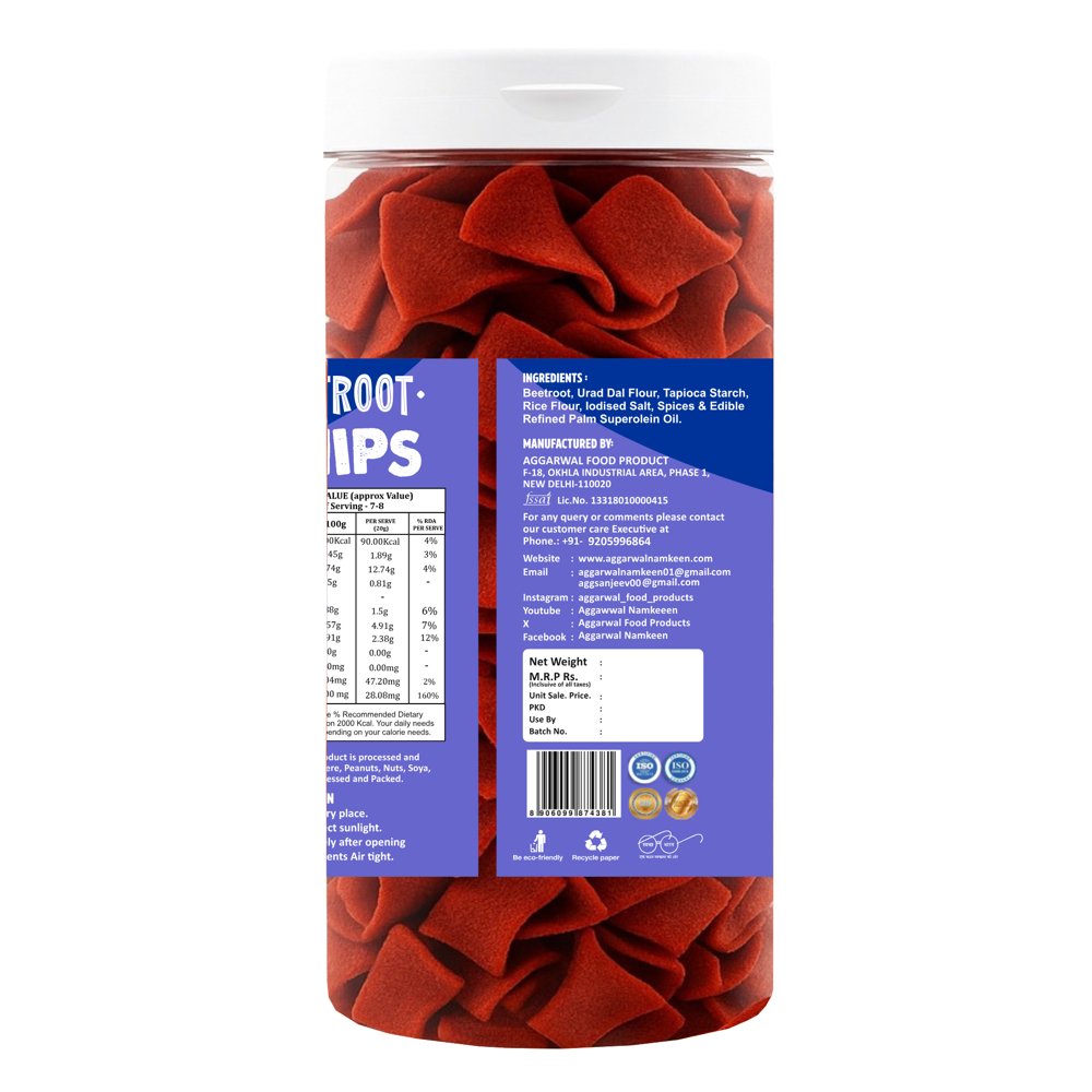 Beetroot Biryani Chips - Feature: Healthy Snack
