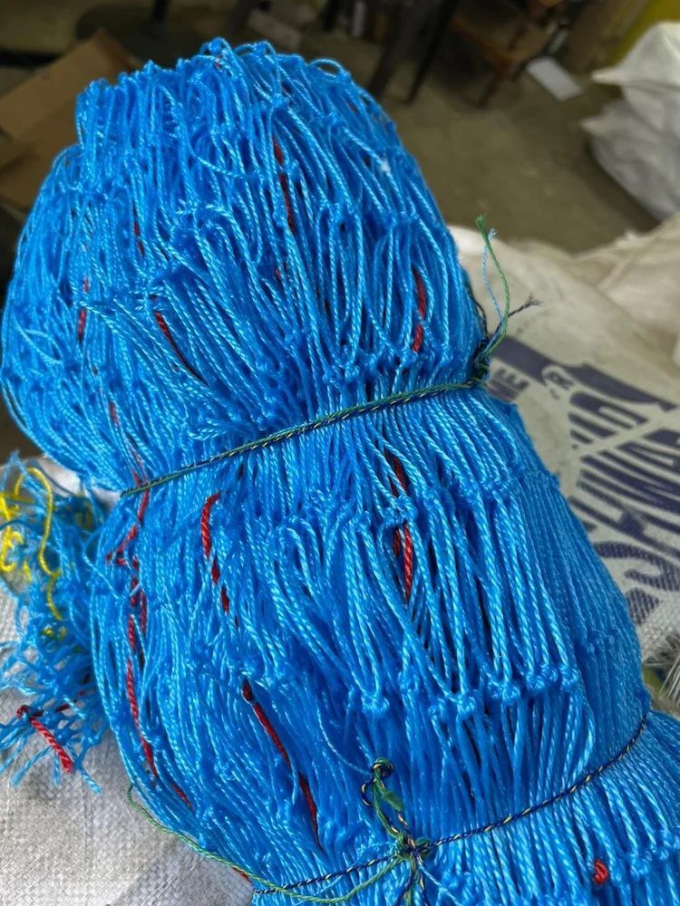 Blue Monofilament Fishing Net - Depth: Nil Meter (M)