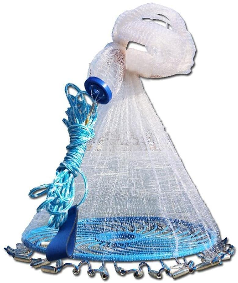 Blue Monofilament Fishing Net - Depth: Nil Meter (M)