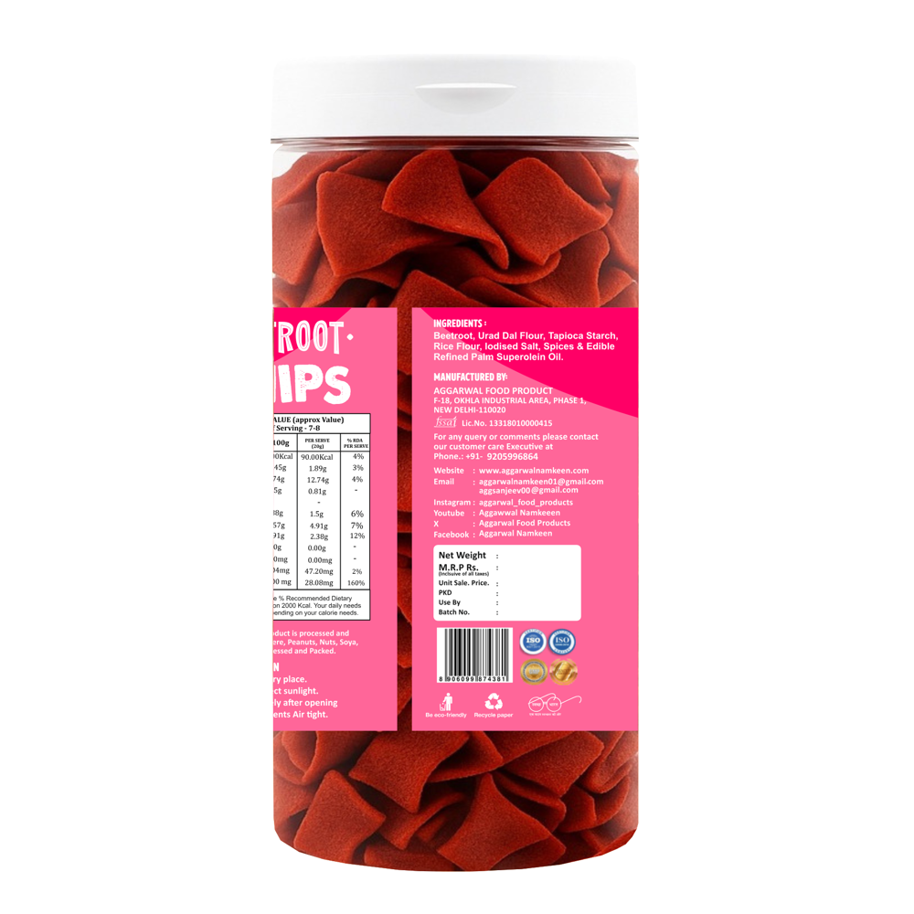 Beetroot  Cream Onion Chips
