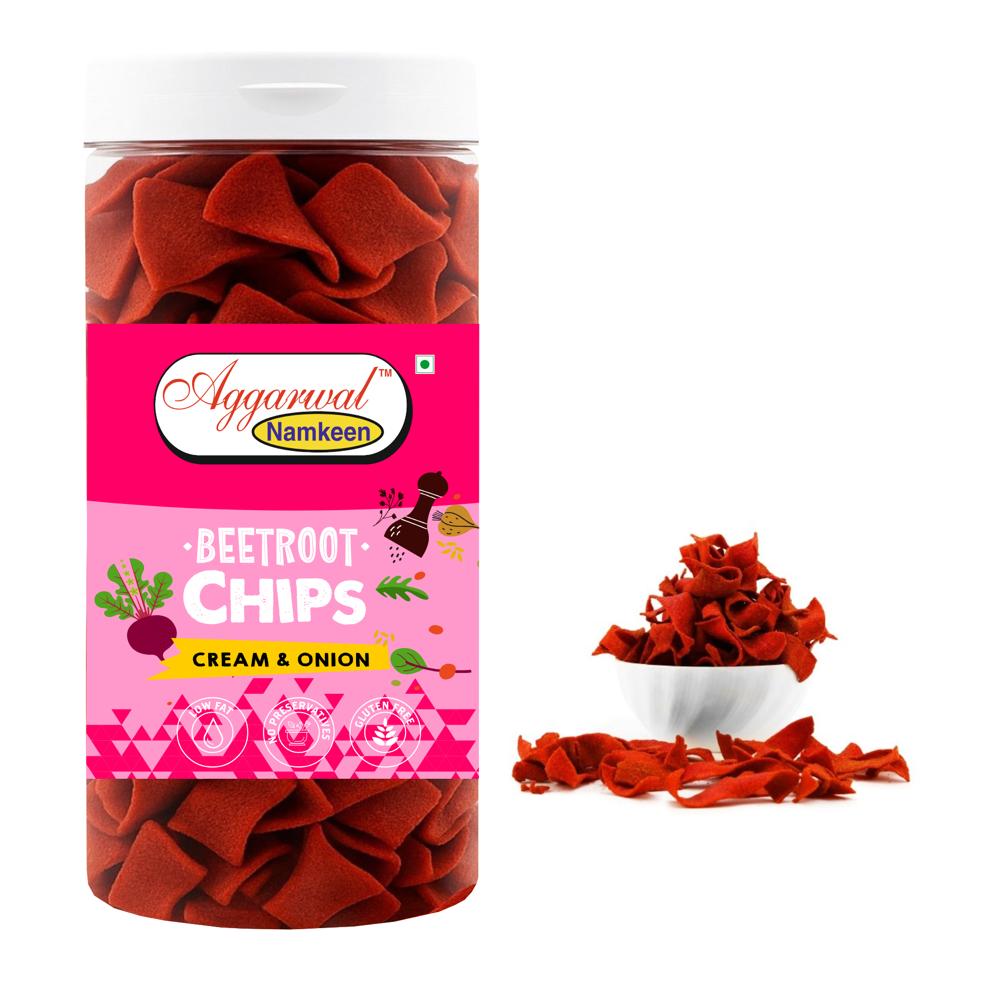 Beetroot  Cream Onion Chips