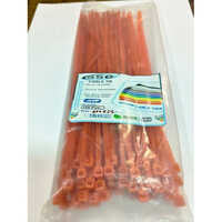200x3.6mm Orange Nylon Cable Tie