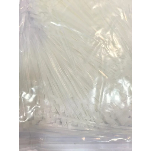 100 x1.8mm White Nylon Cable Tie