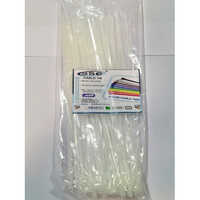 200x2.5mm White Nylon Cable Tie