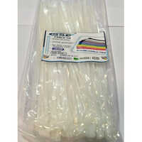 200x2.5mm White Nylon Cable Tie
