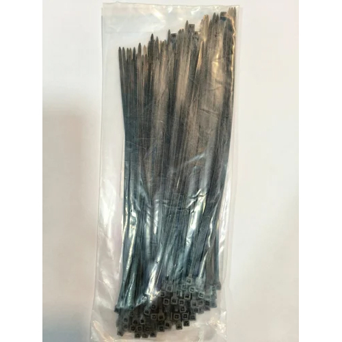 200 x2.5mm Black Nylon Cable Tie