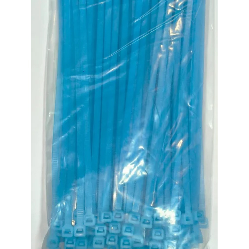 200x4.8mm Blue Nylon Cable Tie