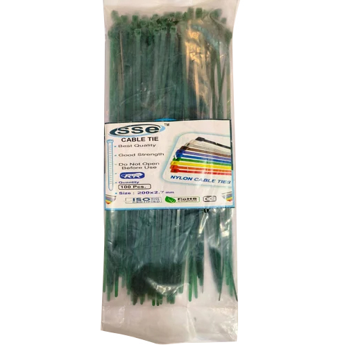 200x7.6mm Green Nylon Cable Tie 200x7.6mm Green Nylon Cable Tie