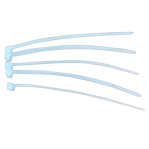 140mm White Nylon Cable Tie