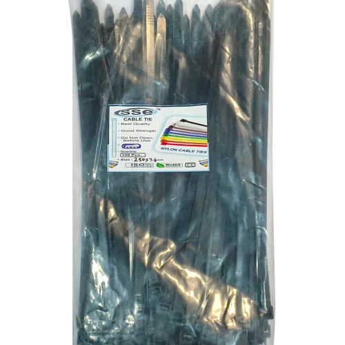 Self Locking Cable Tie - Color: Black