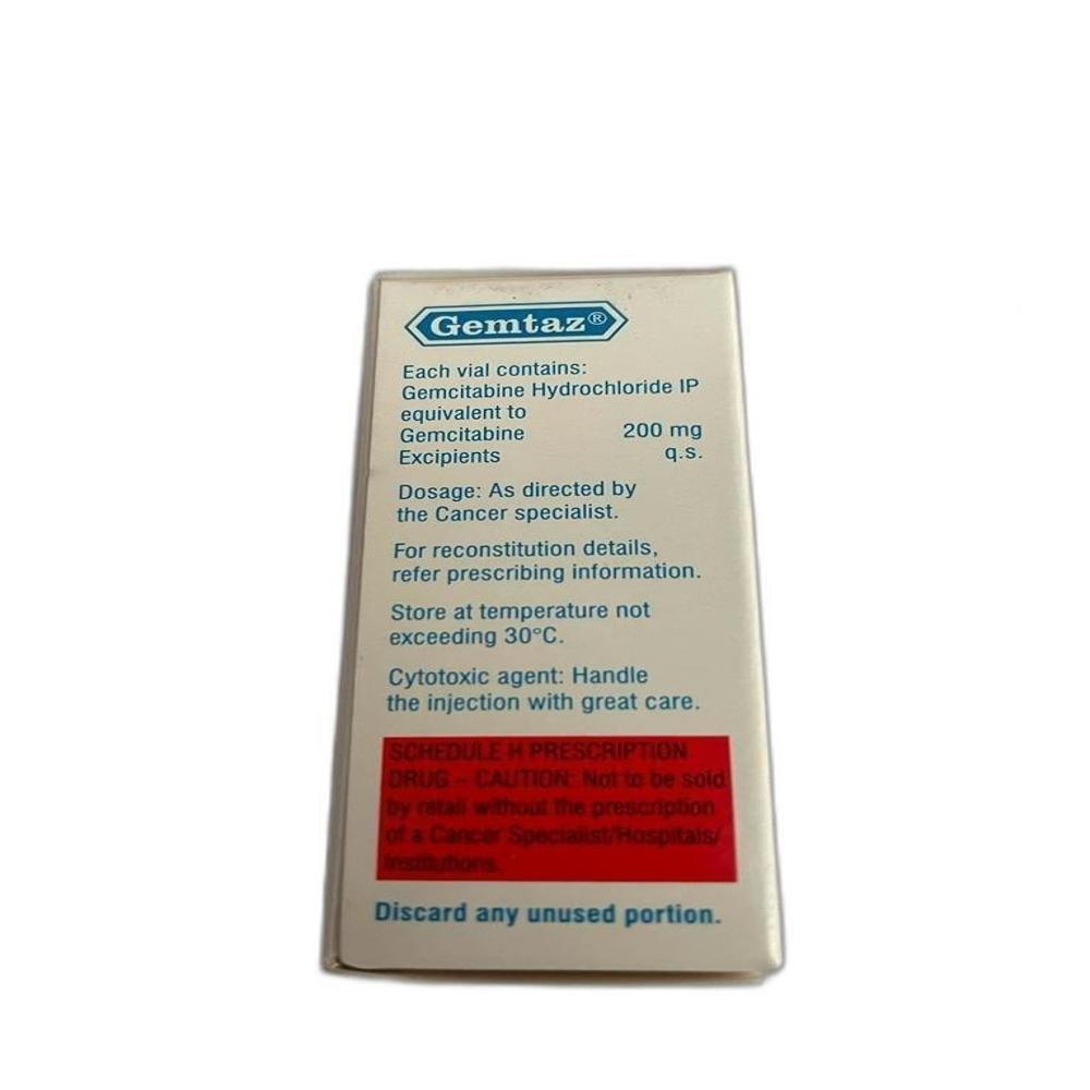 GEMTAZ Gemcitabine  200MG INJECTION
