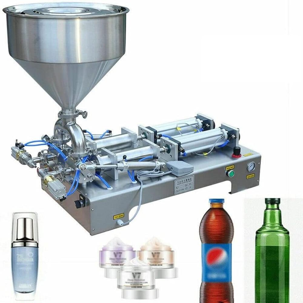 SEMI AUTOMATIC DOUBLE HEAD PASTE FILLING MACHINE 