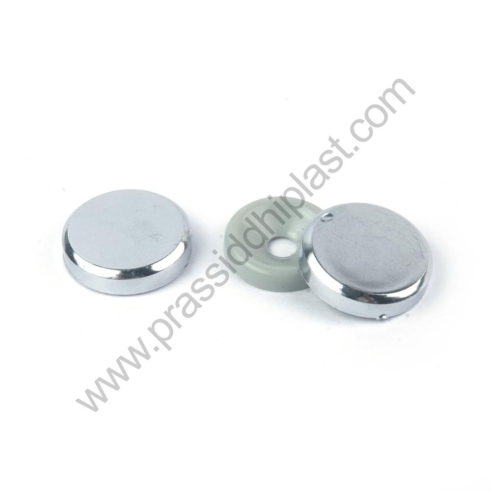 Mirror Cap | MF cap silver| Modular furniture mirror cap| Chrome cover Cap|Decorative screw cover|Mirror fixing cap