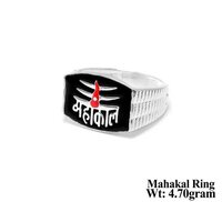 92.5 Silver Mahakal Ring