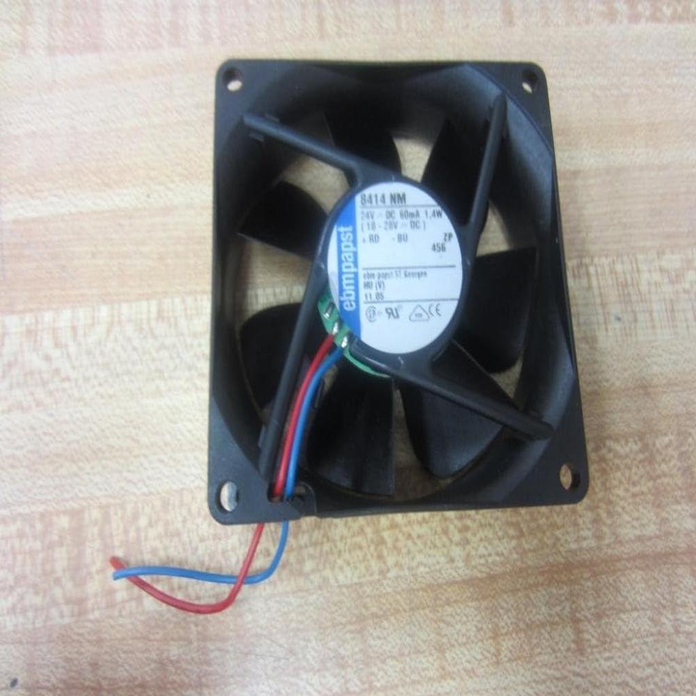 ebmpapst 8414NM Axial Fan 24V-60mA 1.4W DC Brushless Air Cooling Fan 2600 RPM 80 * 80 * 25mm 2Wire