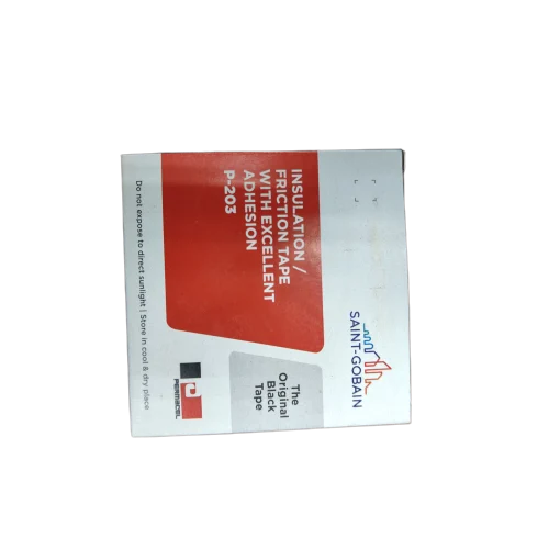 Saint Gobain P203 Black Cotton Tape - Material: Pvc