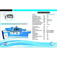 PREMATO - ABC 1500 mm X 250 mm CH Hydraulic Cylindrical Grinding Machine with 0.001 mm Micro-feed