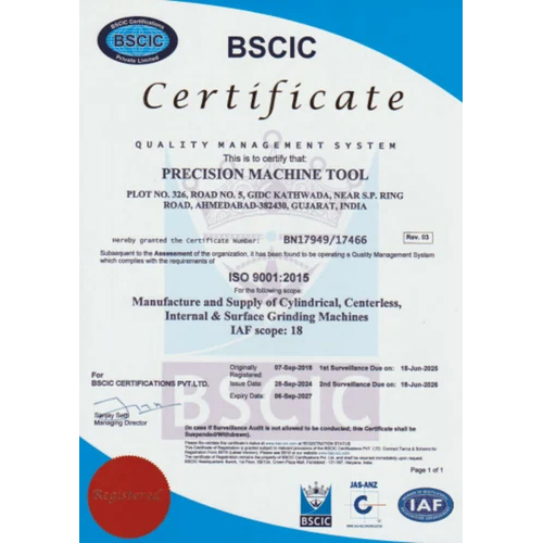 Premato - Abc 1000 Mm X 150 Mm Ch Single Axis Plc Controlled Cylindrical Grinding Machine - Feature: High Performance