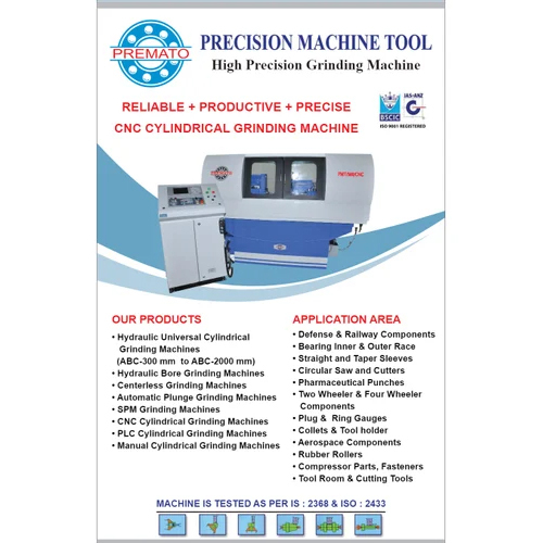 Cnc Cylindrical Grinding Machine - Dimension (L*w*h): 600x900 Millimeter (Mm)