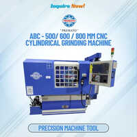 Abc - 500 Mm X 175 Mm Ch Cnc Cylindrical Grinding Machine - Dimension (l*w*h): 1200x1200 Millimeter (mm)